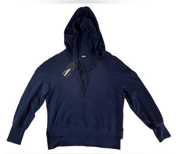 Zeagoo Navy Blue Hoodie Sweatshirt Draw String Size Medium Cotton Blend NWT