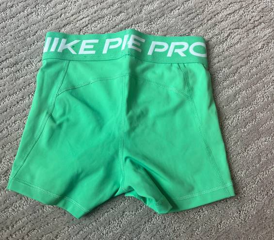 Nike Pro Green Shorts