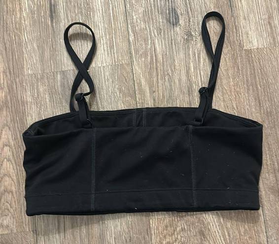 Gymshark  Bandeau Sports Bra Small with spandex fraying shown in pic