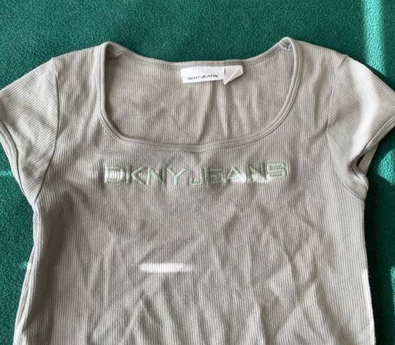 DKNY  Green Jeans Baby Tee