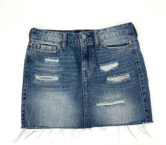 Aeropostale  Medium Wash Denim Mini Skirt