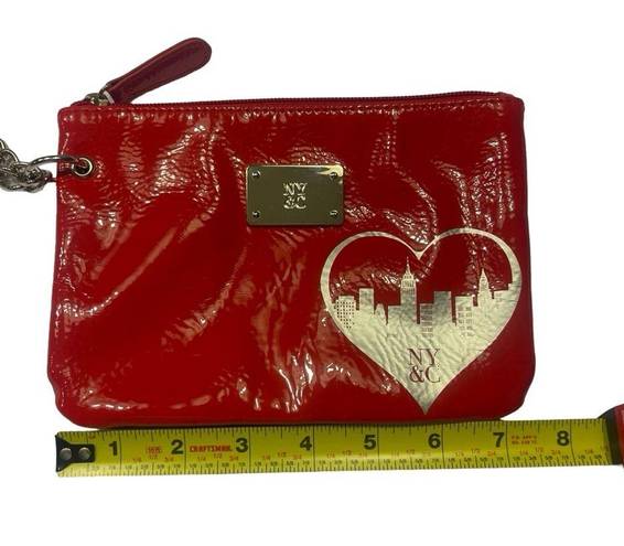 Krass&co NY& Red Clutch purchased not used