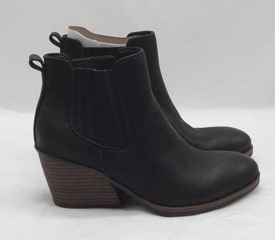 Kork-Ease Korks By  Women's Ankle Boots Size 6.5M Black Heeled Pointed Toe