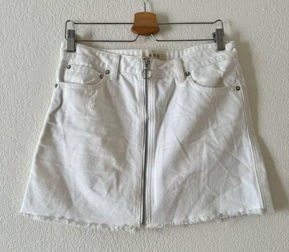 We The Free FREE PEOPLE  Zip It Up Denim Mini Size 29