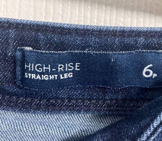 J.Jill  Denim High Rise Straight Leg Jeans