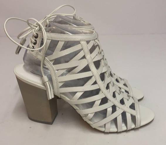 sbicca  MANITOU LEATHER ANKLE STRAP GLADIATOR SANDALS A17