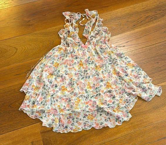 Victoria's Secret Victoria Secret Pink Floral Chiffon Y2K Baby Doll