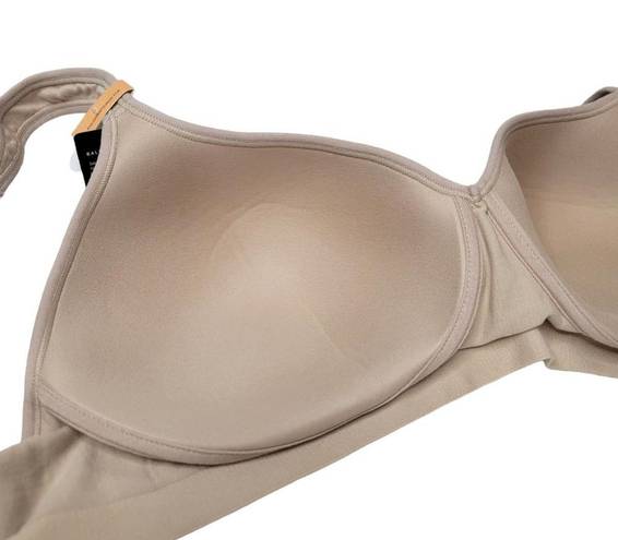 Revolution NWT Bali Comfort  Wireless Bra DF3463 Full COverage Beige 36DD / 36E