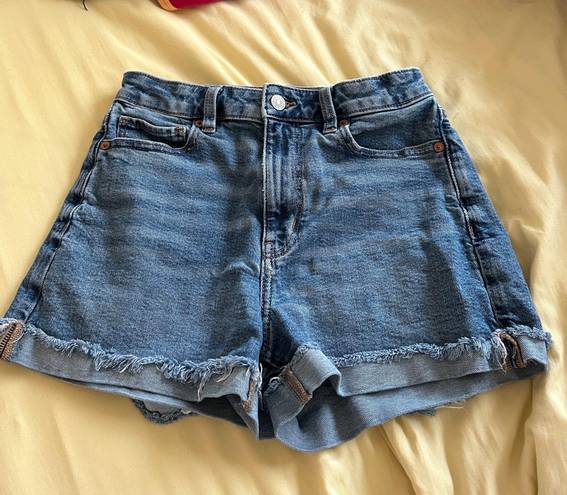 American Eagle Stretch Denim Mom Shorts