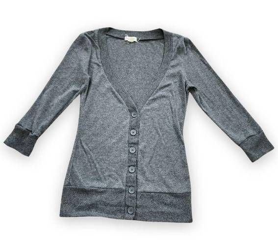 Zenana Outfitters Charcoal Cardigan, Women's S