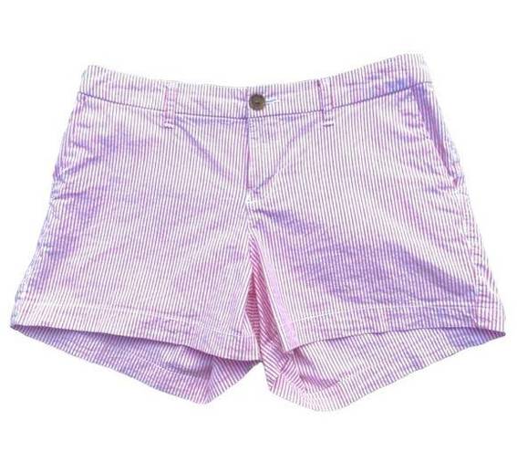 Old Navy pink and white pinstriped shorts / 2 / Excellent condition