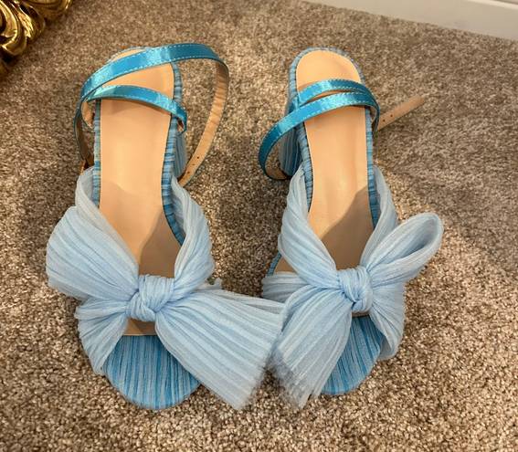 Blue Bow Heels Size 6.5