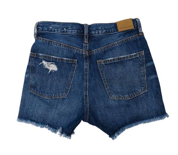 American Eagle  '90s Boyfriend Short Ripped Denim Jean Shorts Size 2