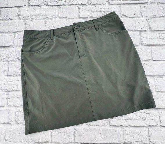 Eddie Bauer  Adventurer 2.0 Skort Skirt Women's‎ Size 12 Dark Grey Golf Tennis