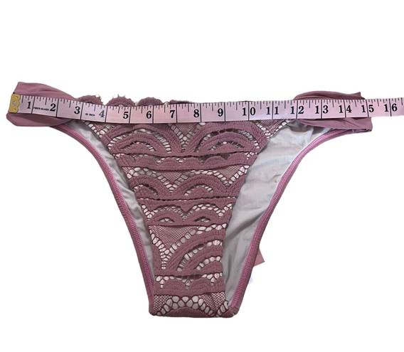 PilyQ Bikini Bottoms- Dusty Rose Lace