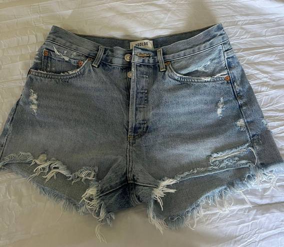 AGOLDE High Waisted Jean Shorts