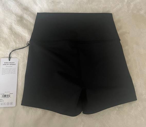 Alo Yoga Black Airlift Shorts