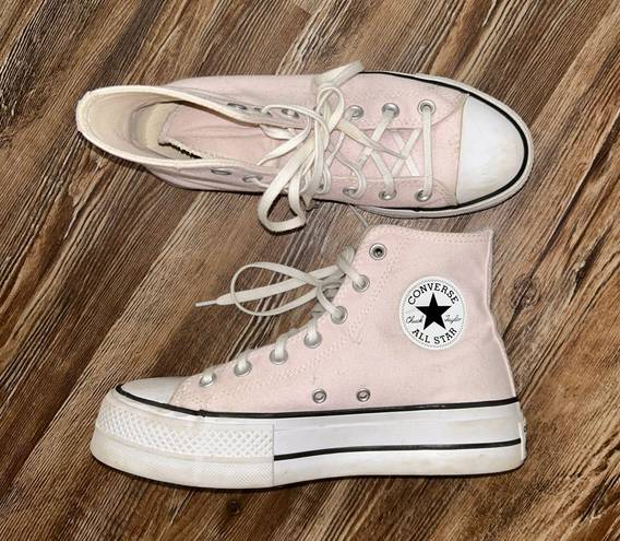 Converse High Top Platform Pink