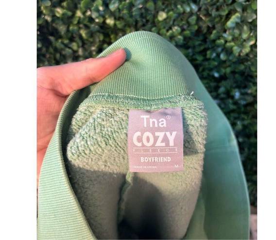 TNA ARITIZIA COZY BOYFRIEND SWEATS SIZE MEDIUM Green