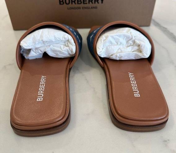 Burberry  Carolyn Denim Slide Sandals