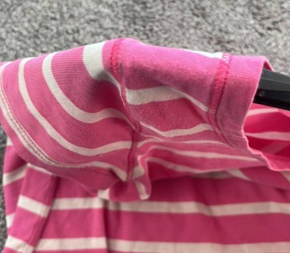 Gilly Hicks  pink striped t shirt