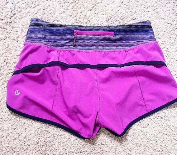 Lululemon  Speed Short Ultra Violet Purple Fuschia Athletic Size 4