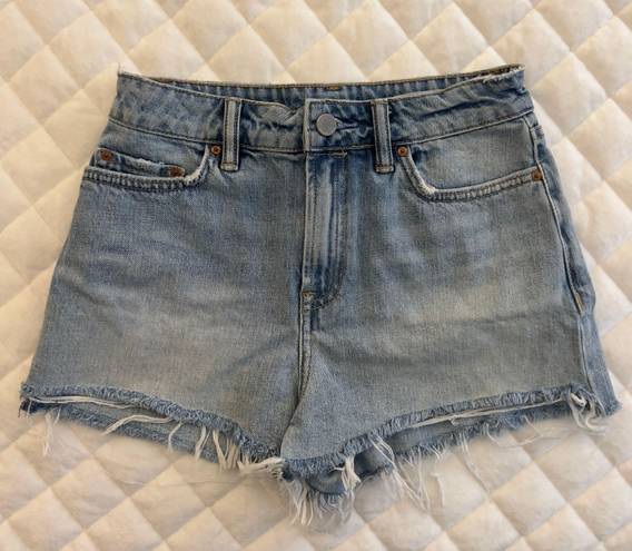 All saints Denim High Waisted Shorts