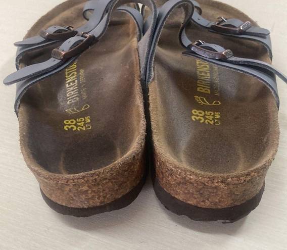 Birkenstock  Mayari Shoes Sz 38 L7 M6 Stone Grey Sandals