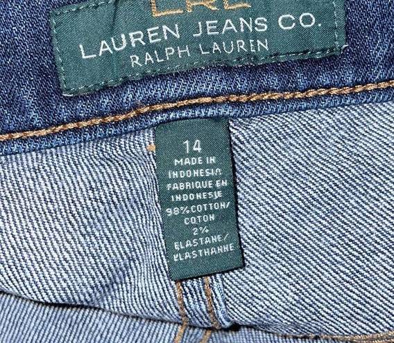 Krass&co LRL Lauren Jeans  / Ralph Lauren Women’s Classic Straight Jeans Plus Size 14