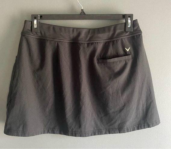 Callaway  golf black perforated skort