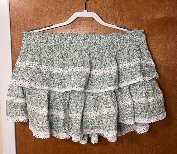 Aerie Lace Mini Skirt