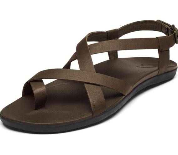 Olukai Upena Leather Women’s Sandals Size 9