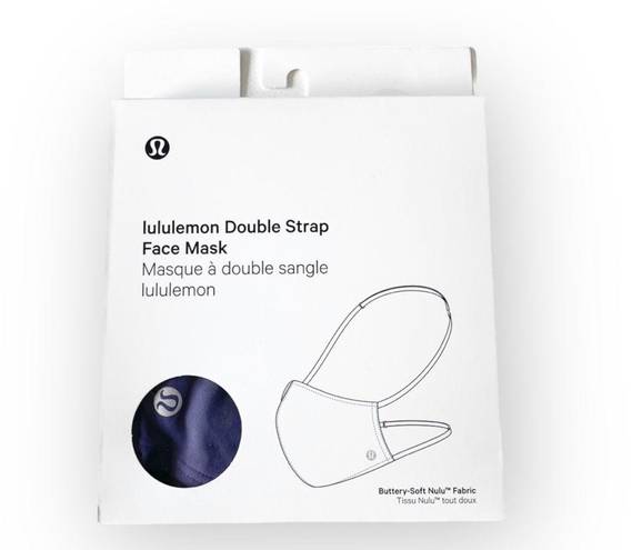 Lululemon HTF: new  ॐ Double Strap Face Mask ॐ Midnight Orchid Nulu Fabric ॐ