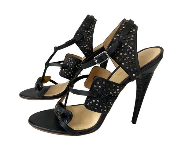 L.A.M.B. Studded High Heel Sandals