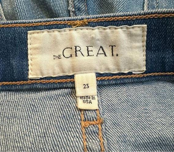 The Great  The Nerd Jeans Ankle Length Kick Flare Scout Wash Size 25