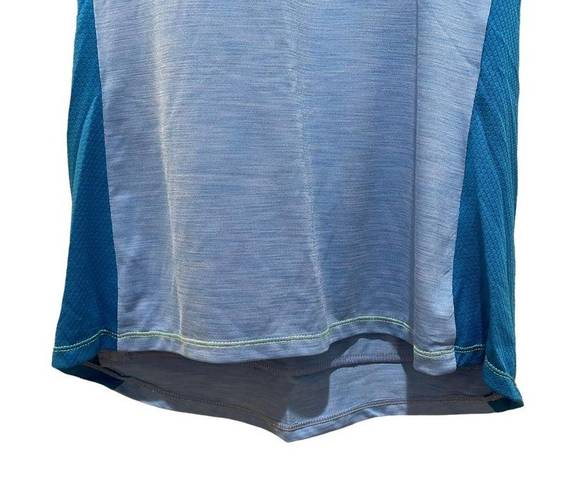 Azure Moxie Cycling T Back Tank Top  Blue Size Small