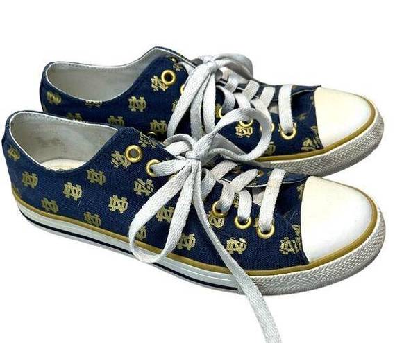 The Row  One Notre Dame Blue Gold Sneakers Unisex Men's 6 Women's 7.5