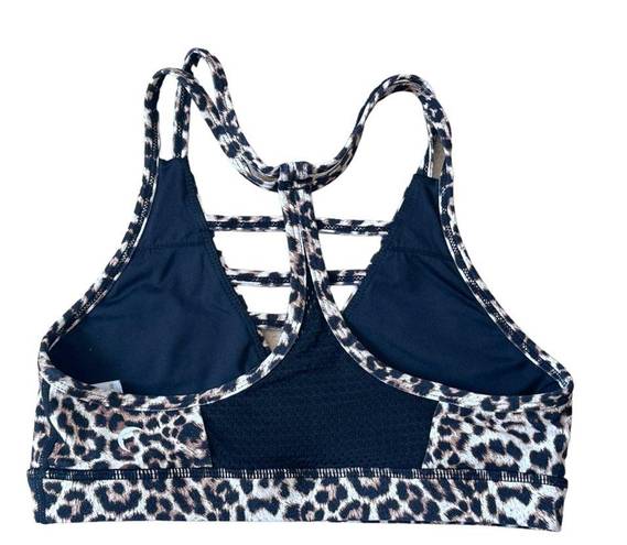 Zyia  Grid Bra in Leopard