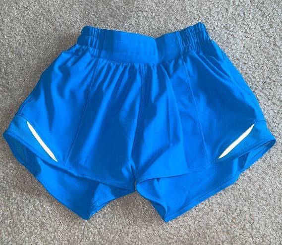 Lululemon Hotty Hot Shorts Blue Size 0