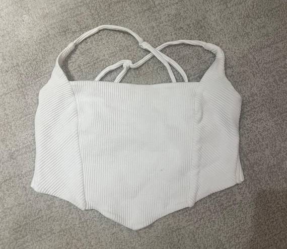 White Corset Top Size M