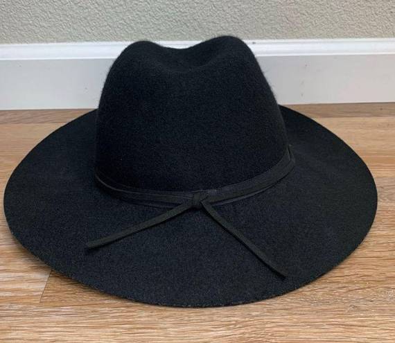 Gold Hinge Hinge 100% Wool Women's One Size Black Hat