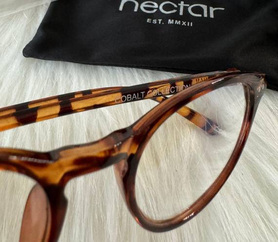 Nectar Brown Tortoise Cobalt Collection Cambridge Blue Light Blocker Glasses