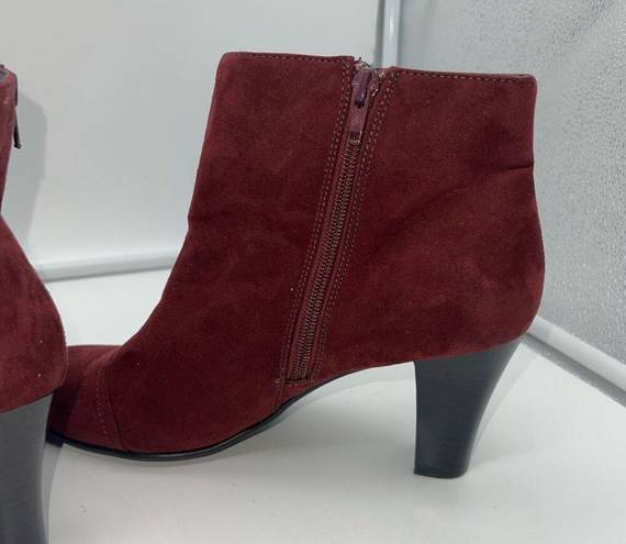 Aerosoles  Faux Suede Heeled Ankle Boots