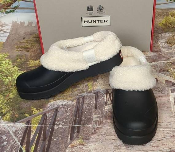 Hunter  play Sherpa insulated clogs size 8