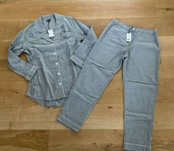 Steven Alan  Boyfriend PJ Top & Pants Set in Gray Melange