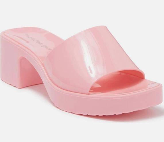 Nicole Miller Pink Jelly Sandals