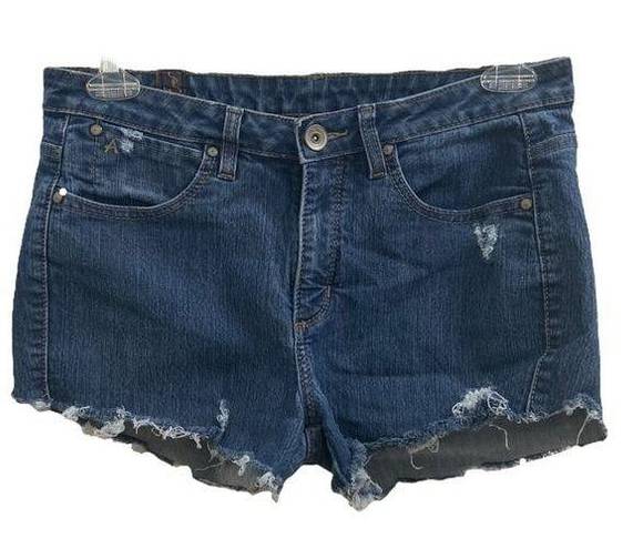 Aura  Wrangler Distressed “Cutoff” Denim Shorts 10S Midrise