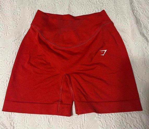 Gymshark Sweat Seamless Shorts Red - $23 (50% Off Retail) - From