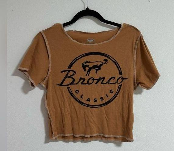 Ford Bronco Baby Tee Tan Size M