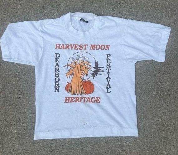 The Moon Vint. Harvest Heritage Dearborn Festival single stitch short sleeve T-shirt